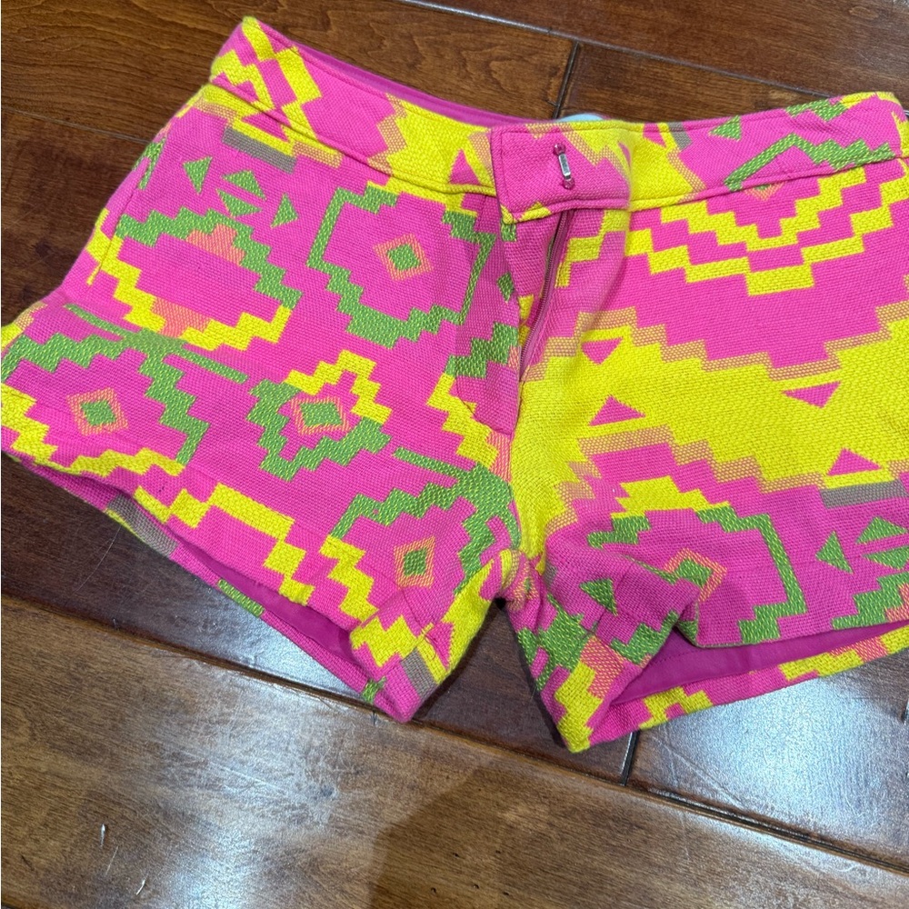 Judith March Pink and Yellow Shorts